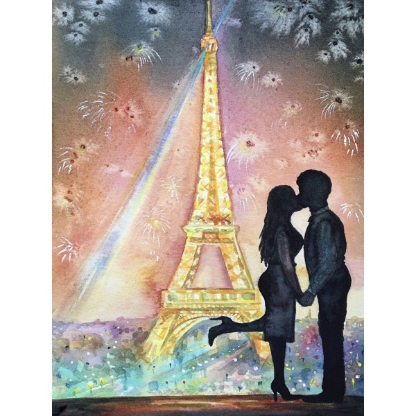 Torre Eiffel 5d Diy Kit Diamond Painting Pittura Di Diamante NO1215