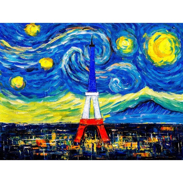 Torre Eiffel 5d Diy Kit Diamond Painting Pittura Di Diamante NO1214