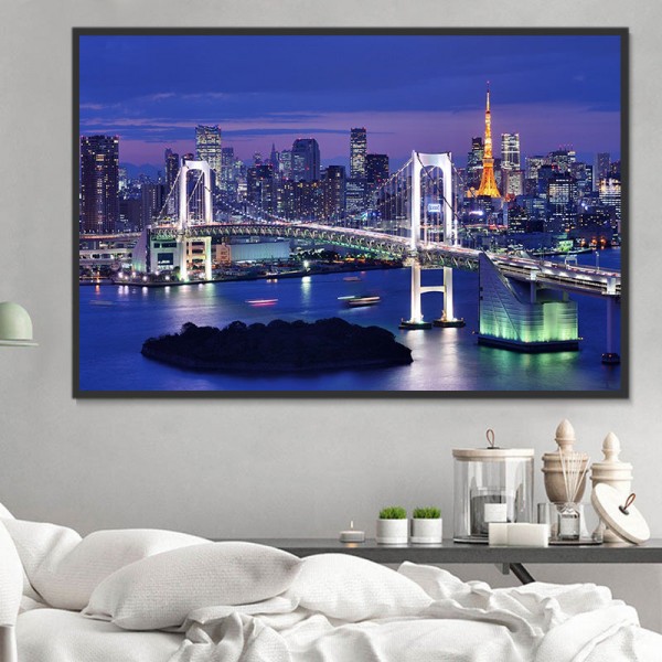 Ponte 5d Diy Kit Diamond Painting Pittura Di Diamante NO1202