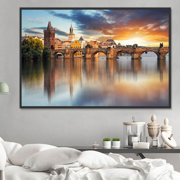 Ponte 5d Diy Kit Diamond Painting Pittura Di Diamante NO1196