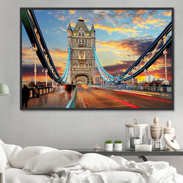 Ponte 5d Diy Kit Diamond Painting Pittura Di Diamante NO1195