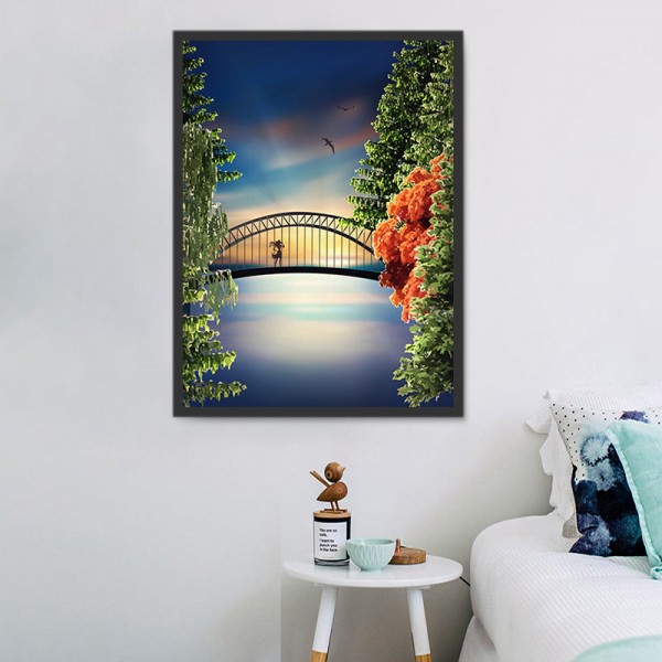 Ponte 5d Diy Kit Diamond Painting Pittura Di Diamante NO1185