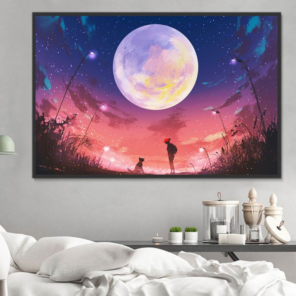 Luna 5d Diy Kit Diamond Painting Pittura Di Diamante NO1064