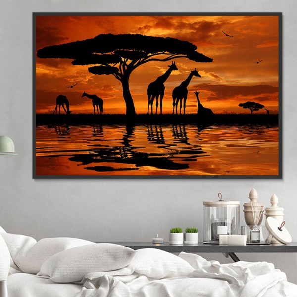 Giraffa 5d Diy Kit Diamond Painting Pittura Di Diamante NO900