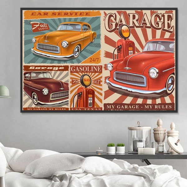 Macchina 5d Diy Kit Diamond Painting Pittura Di Diamante NO828