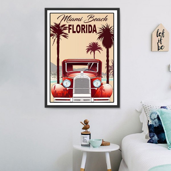 Macchina 5d Diy Kit Diamond Painting Pittura Di Diamante NO824