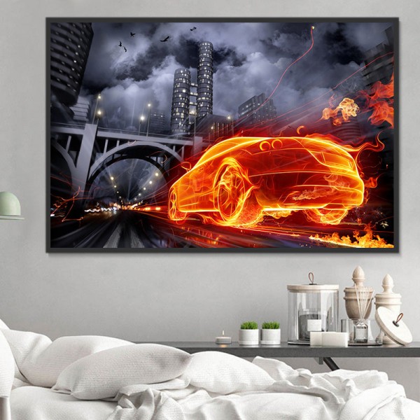 Macchina 5d Diy Kit Diamond Painting Pittura Di Diamante NO820