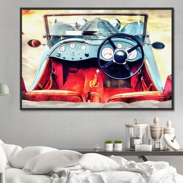 Macchina 5d Diy Kit Diamond Painting Pittura Di Diamante NO814