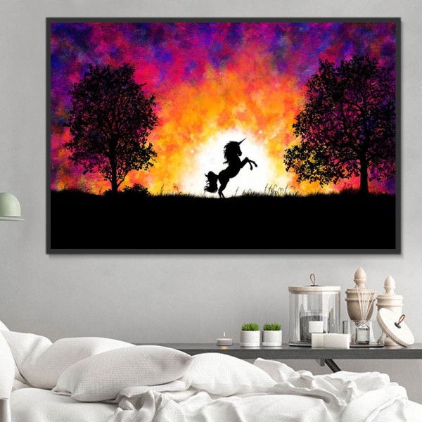 Unicorno 5d Diy Kit Diamond Painting Pittura Di Diamante NO786