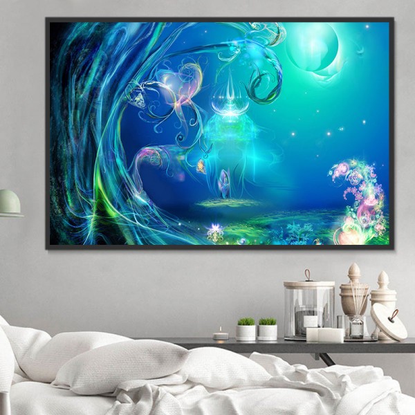 Paese Delle Fate 5d Diy Kit Diamond Painting Pittura Di Diamante NO767