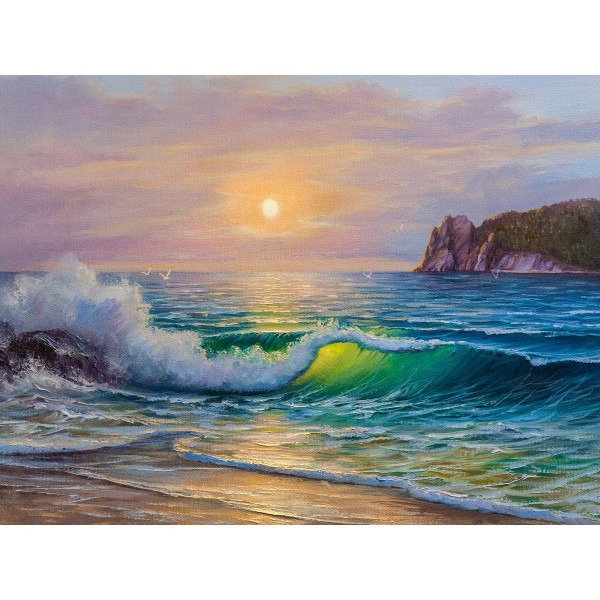 Mare 5d Diy Kit Diamond Painting Pittura Di Diamante NO754