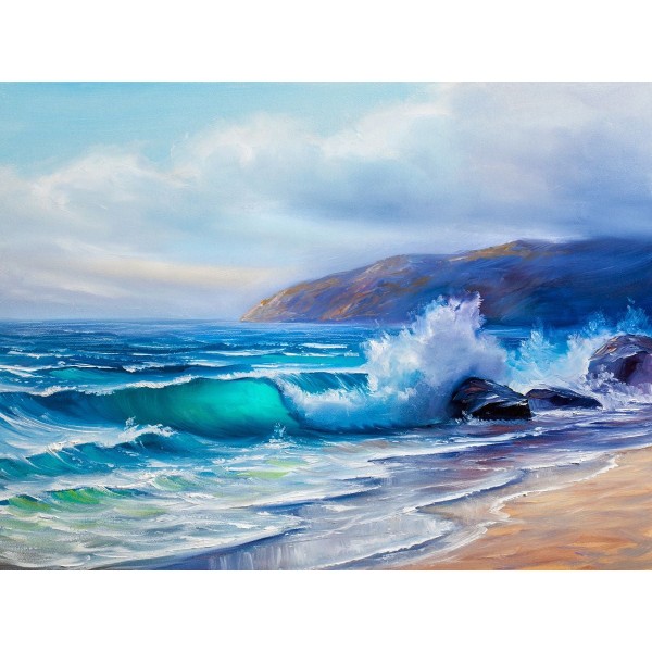 Mare 5d Diy Kit Diamond Painting Pittura Di Diamante NO742