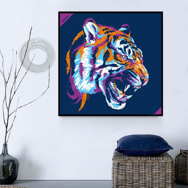 Tigre 5d Diy Kit Diamond Painting Pittura Di Diamante NO601