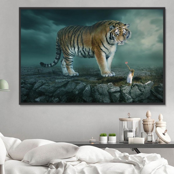 Tigre 5d Diy Kit Diamond Painting Pittura Di Diamante NO594