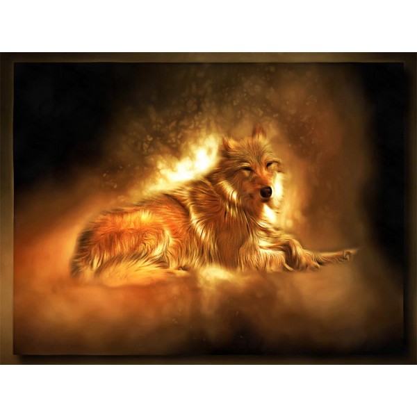 Lupo 5d Diy Kit Diamond Painting Pittura Di Diamante NO572