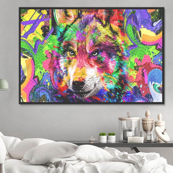 Lupo 5d Diy Kit Diamond Painting Pittura Di Diamante NO573