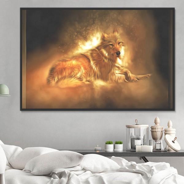 Lupo 5d Diy Kit Diamond Painting Pittura Di Diamante NO572