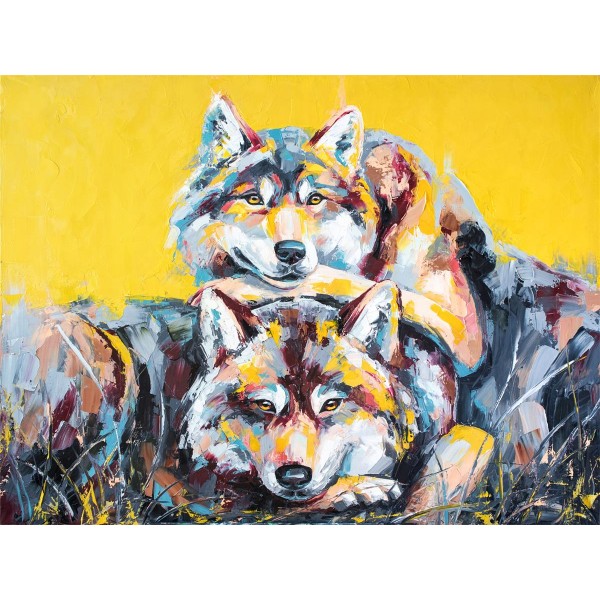 Lupo 5d Diy Kit Diamond Painting Pittura Di Diamante NO570