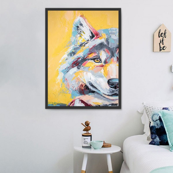 Lupo 5d Diy Kit Diamond Painting Pittura Di Diamante NO571