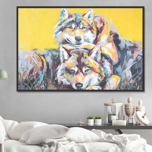 Lupo 5d Diy Kit Diamond Painting Pittura Di Diamante NO570