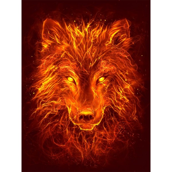 Lupo 5d Diy Kit Diamond Painting Pittura Di Diamante NO567