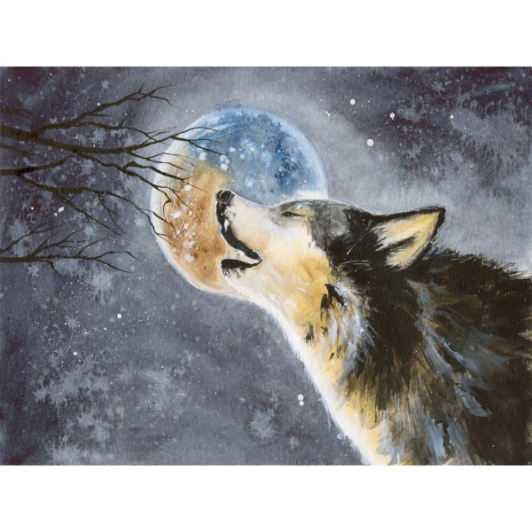 Lupo 5d Diy Kit Diamond Painting Pittura Di Diamante NO565