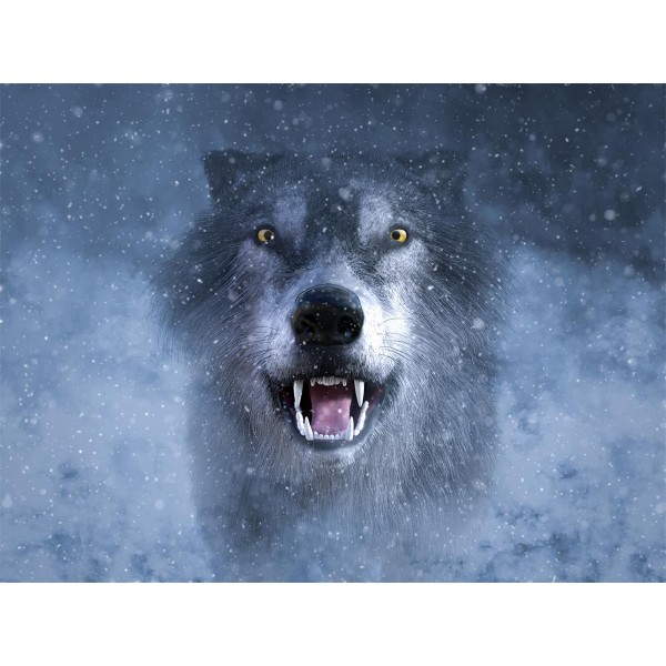 Lupo 5d Diy Kit Diamond Painting Pittura Di Diamante NO560