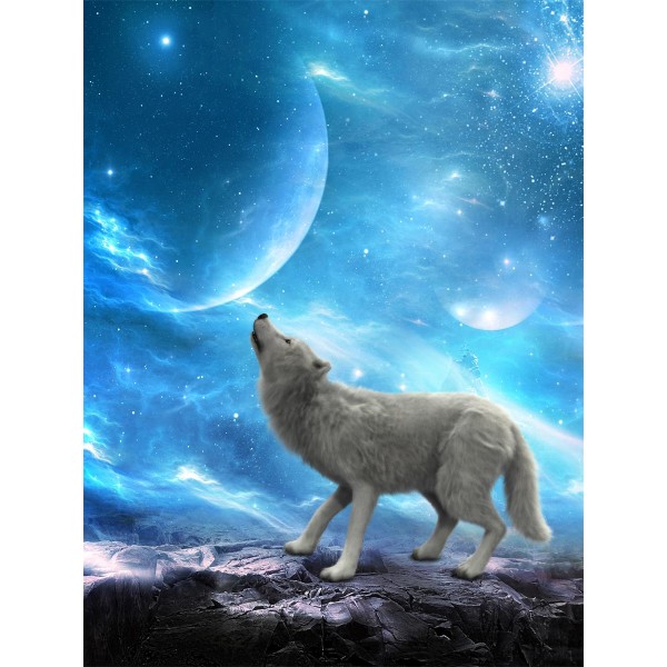 Lupo 5d Diy Kit Diamond Painting Pittura Di Diamante NO556