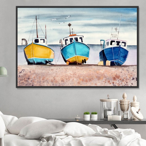 Barche 5d Diy Kit Diamond Painting Pittura Di Diamante NO517