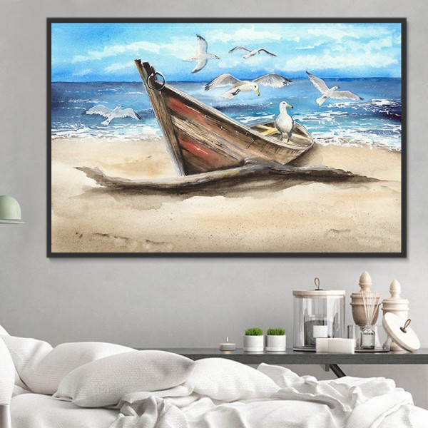 Barche 5d Diy Kit Diamond Painting Pittura Di Diamante NO514