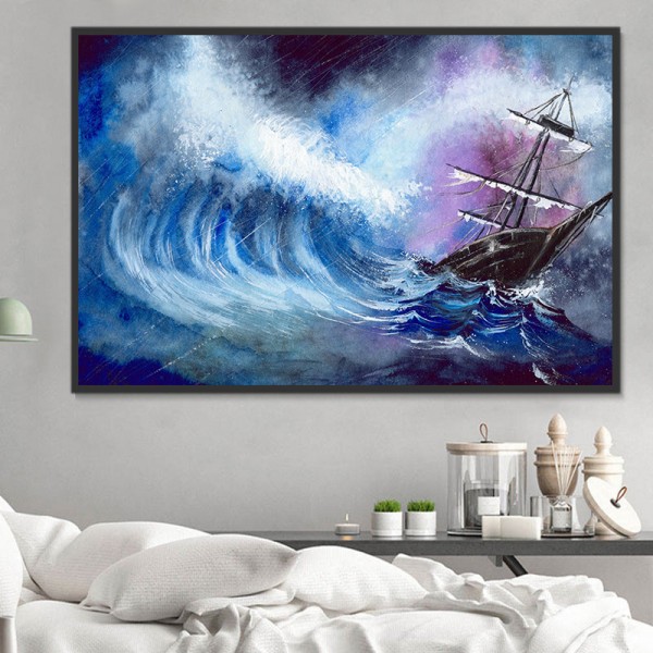 Barche 5d Diy Kit Diamond Painting Pittura Di Diamante NO511