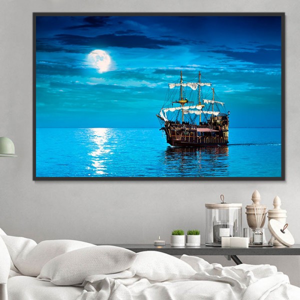 Barche 5d Diy Kit Diamond Painting Pittura Di Diamante NO503