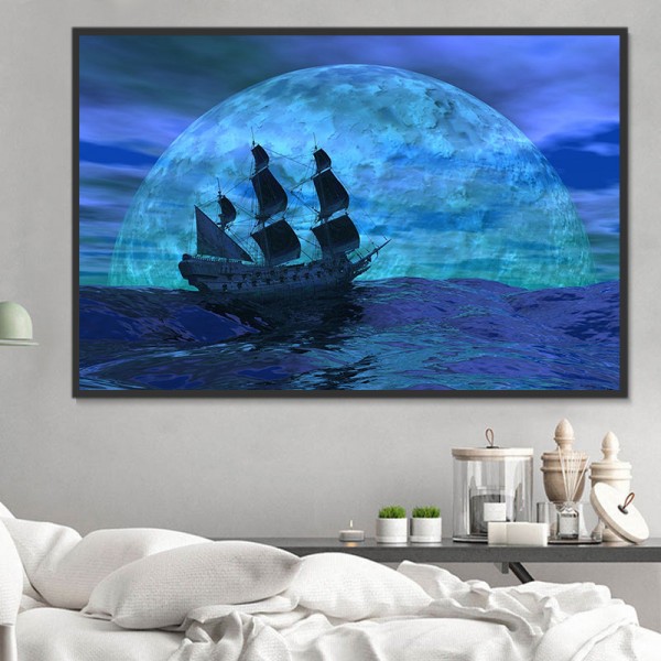 Barche 5d Diy Kit Diamond Painting Pittura Di Diamante NO498