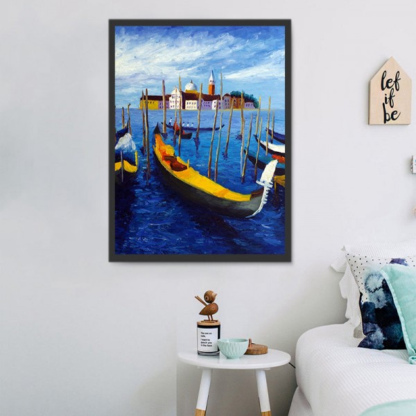 Barche 5d Diy Kit Diamond Painting Pittura Di Diamante NO494