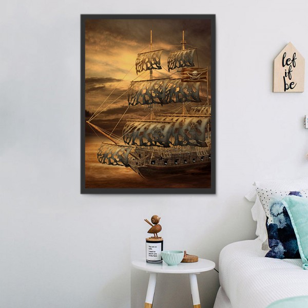 Barche 5d Diy Kit Diamond Painting Pittura Di Diamante NO492