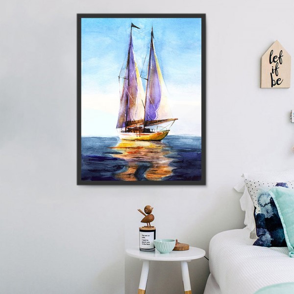 Barche 5d Diy Kit Diamond Painting Pittura Di Diamante NO489