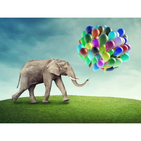 Elefante 5d Diy Kit Diamond Painting Pittura Di Diamante NO449