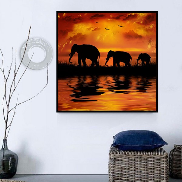 Elefante 5d Diy Kit Diamond Painting Pittura Di Diamante NO440