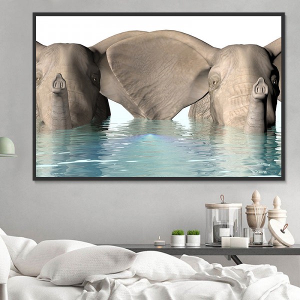 Elefante 5d Diy Kit Diamond Painting Pittura Di Diamante NO438