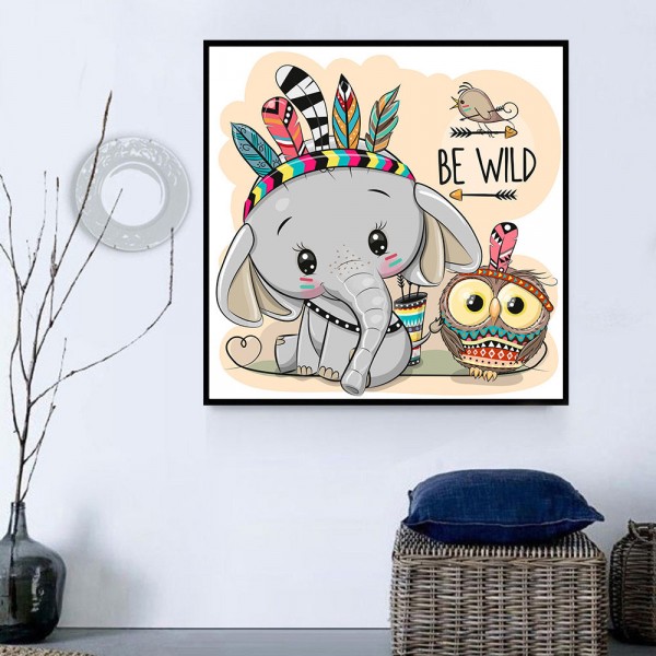 Elefante 5d Diy Kit Diamond Painting Pittura Di Diamante NO434