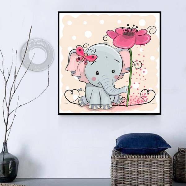 Elefante 5d Diy Kit Diamond Painting Pittura Di Diamante NO429