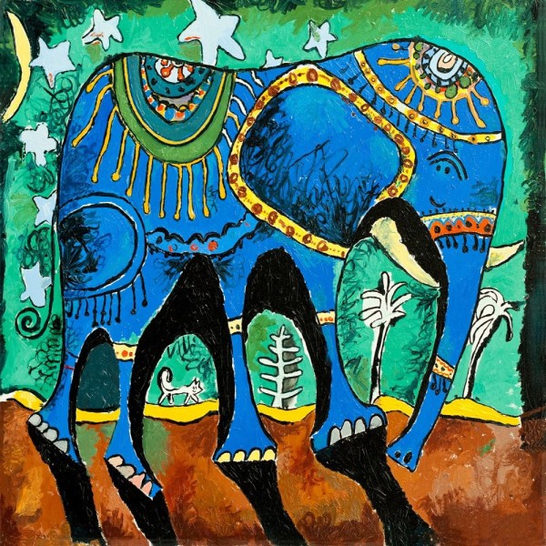 Elefante 5d Diy Kit Diamond Painting Pittura Di Diamante NO424