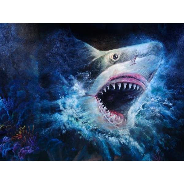 Squalo 5d Diy Kit Diamond Painting Pittura Di Diamante NO414