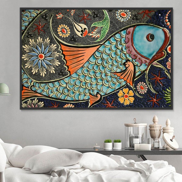 Pesce 5d Diy Kit Diamond Painting Pittura Di Diamante NO412
