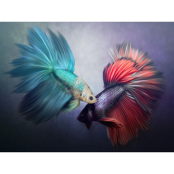 Pesce 5d Diy Kit Diamond Painting Pittura Di Diamante NO407