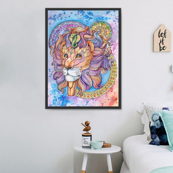 Leone 5d Diy Kit Diamond Painting Pittura Di Diamante NO360