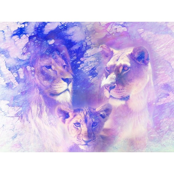 Leone 5d Diy Kit Diamond Painting Pittura Di Diamante NO357