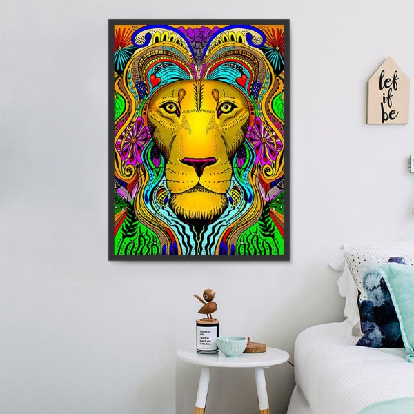 Leone 5d Diy Kit Diamond Painting Pittura Di Diamante NO358