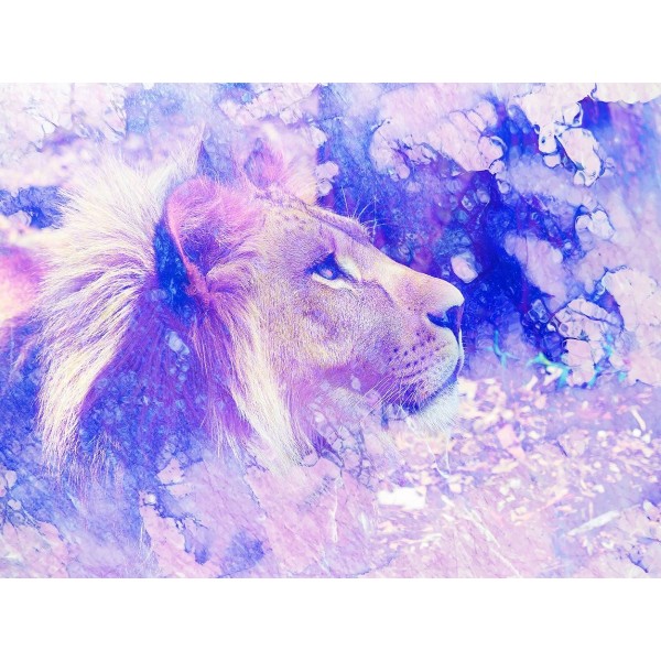 Leone 5d Diy Kit Diamond Painting Pittura Di Diamante NO356