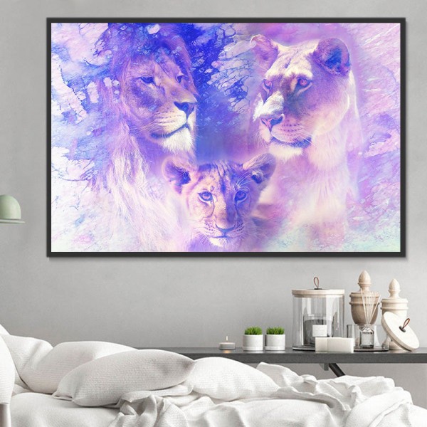 Leone 5d Diy Kit Diamond Painting Pittura Di Diamante NO357